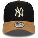 snapback-9forty-e-frame-suede-visor-new-york-yankees-mlb-new-era
