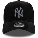 cepice-zaoblena-cerna-nastavitelny-9forty-e-frame-cord-new-york-yankees-mlb-new-era