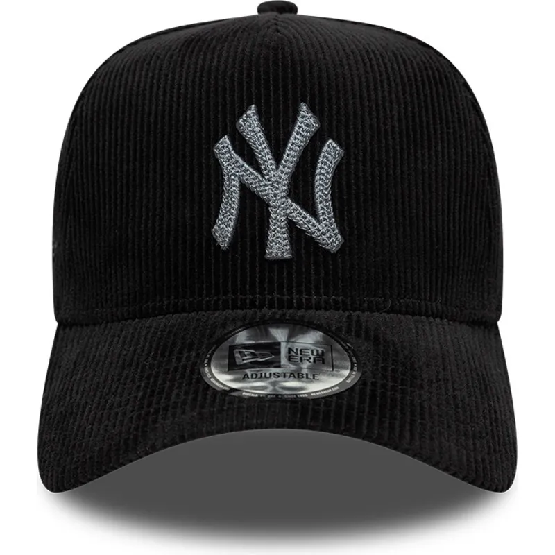 svart-bojd-justerbar-keps-9forty-e-frame-cord-fran-new-york-yankees-mlb-av-new-era