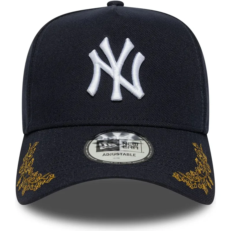 gorra-curva-azul-marino-snapback-9forty-e-frame-tonal-icon-de-new-york-yankees-mlb-de-new-era
