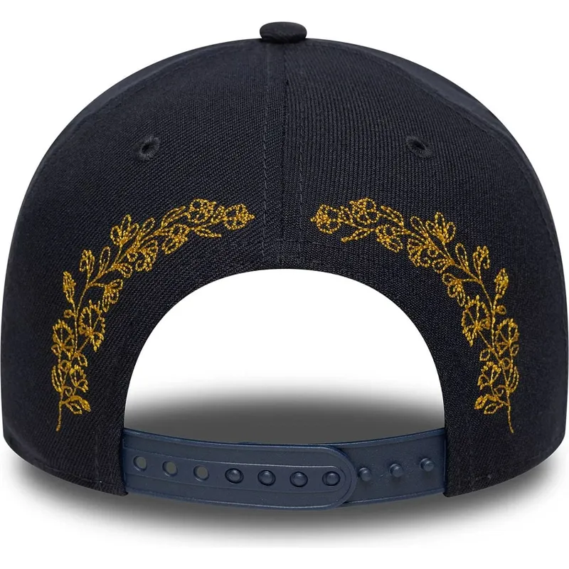 new-york-yankees-mlb-new-era-9forty-e-frame-tonal-icon-morkbla-snapback-kurvkeps