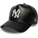 cepice-zaoblena-cerna-nastavitelny-9forty-e-frame-img-leather-new-york-yankees-mlb-new-era