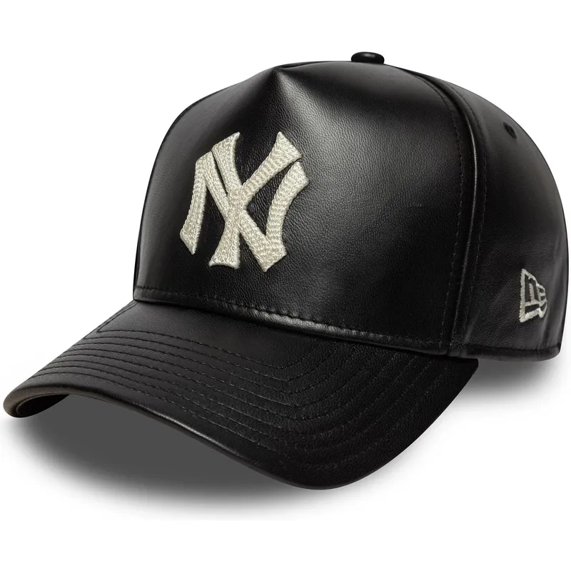 cepice-zaoblena-cerna-nastavitelny-9forty-e-frame-img-leather-new-york-yankees-mlb-new-era
