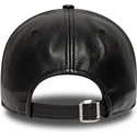 new-era-curved-brim-9forty-m-crown-img-leather-new-york-yankees-mlb-black-adjustable-cap