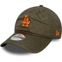 cepice-zaoblena-zelena-nastavitelny-9twenty-quilted-los-angeles-dodgers-mlb-new-era