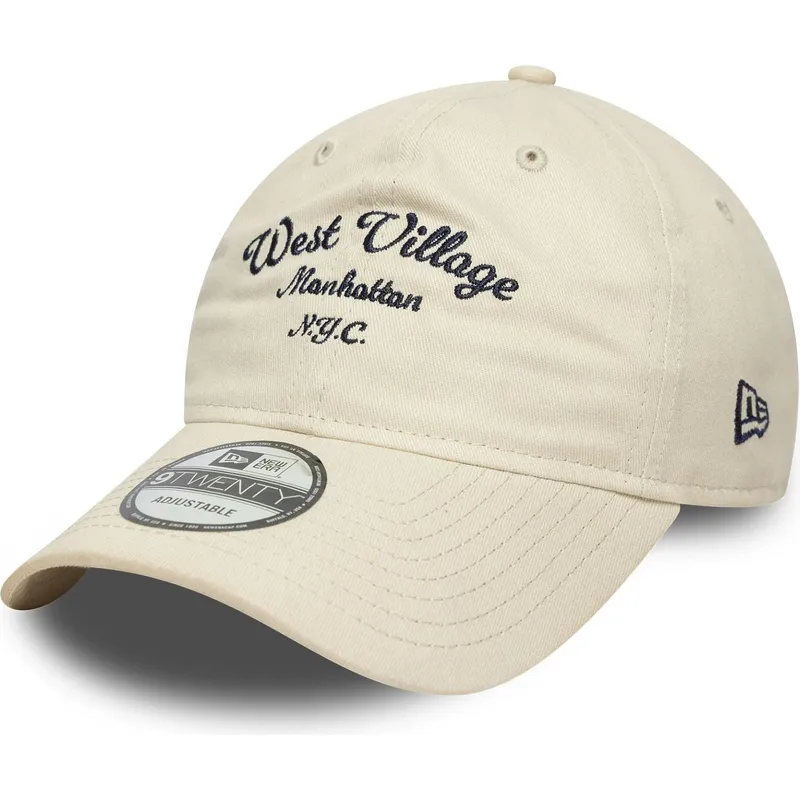 cap-zaoblena-beige-adjustable-strap-9twenty-new-era