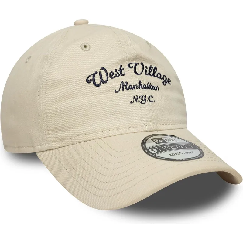 cap-zaoblena-beige-adjustable-strap-9twenty-new-era