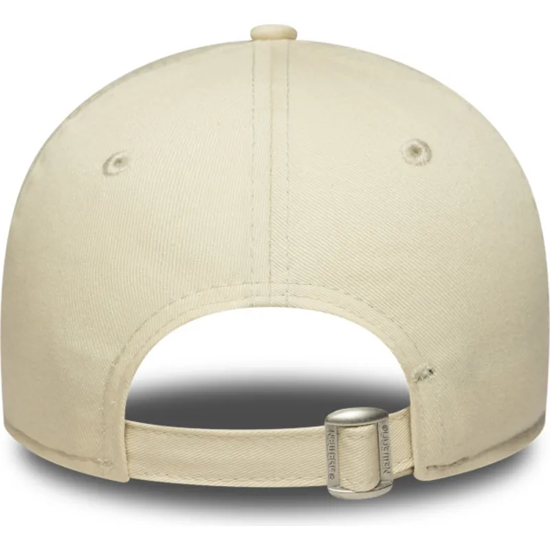 bojd-beige-justerbar-keps-for-dam-med-rosa-logotyp-9forty-league-essential-fran-new-york-yankees-mlb-av-new-era