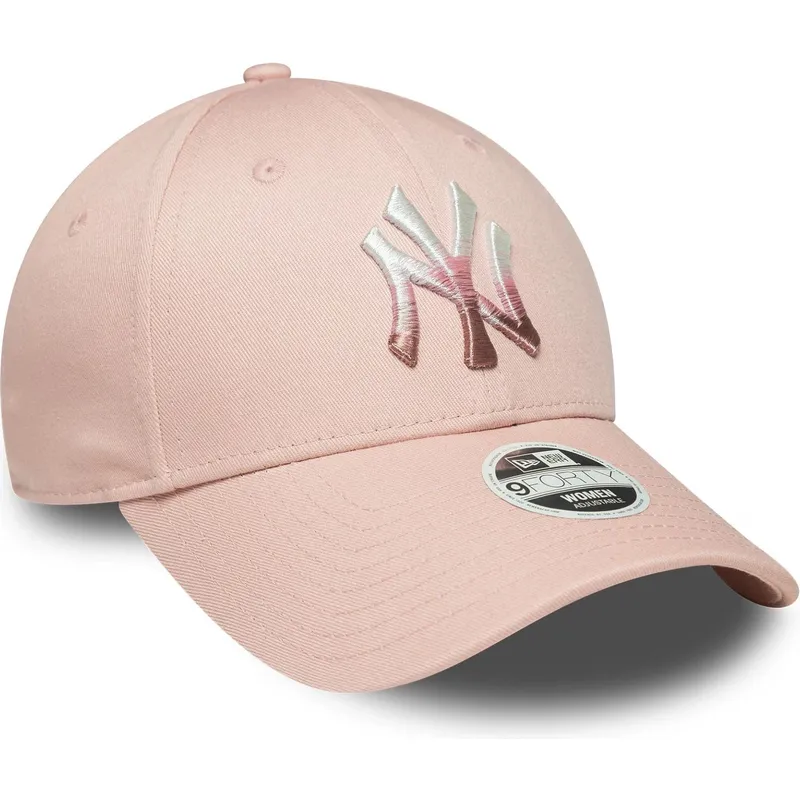 new-era-new-york-yankees-mlb-9forty-metallic-logo-justerbar-rosa-bojd-keps-for-dam