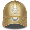 cepice-zaoblena-zlata-nastavitelny-dorada-9forty-metallic-new-york-yankees-mlb-new-era