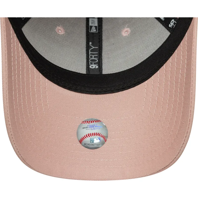 cepice-zaoblena-ruzova-nastavitelny-9forty-league-essential-los-angeles-dodgers-mlb-new-era