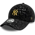 cepice-zaoblena-cerna-nastavitelny-9forty-leo-velour-metallic-new-york-yankees-mlb-new-era
