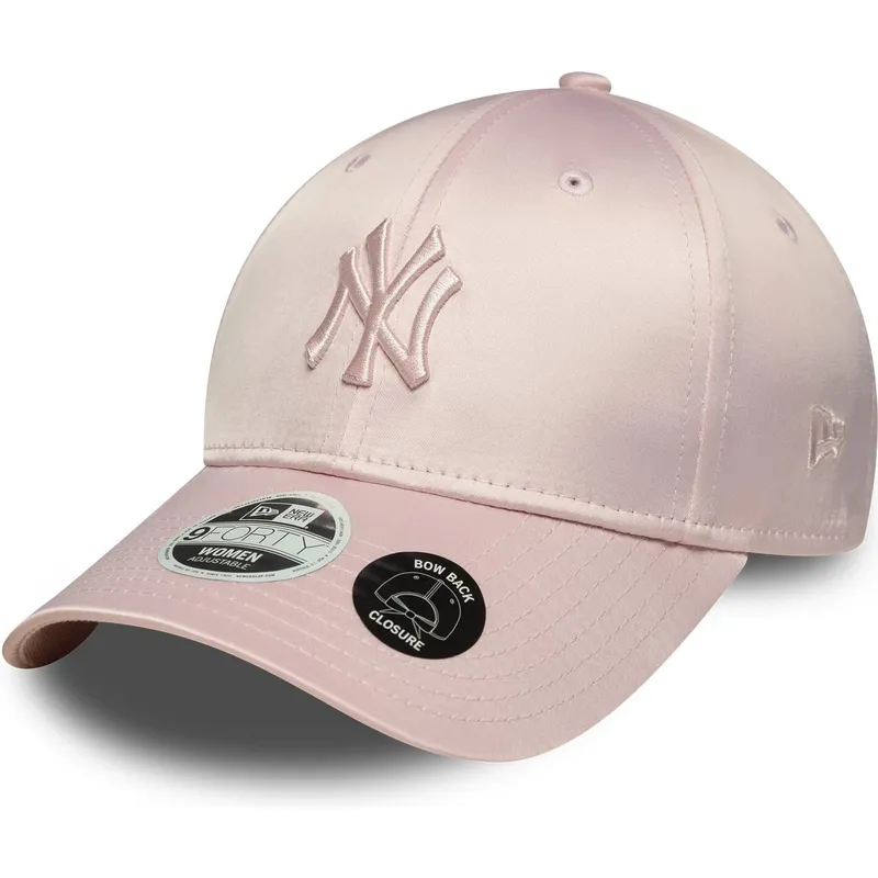 gorra-curva-rosa-ajustable-para-mujer-con-logo-rosa-9forty-satin-bow-back-de-new-york-yankees-mlb-de-new-era