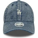 cepice-zaoblena-modra-nastavitelny-9twenty-denim-los-angeles-dodgers-mlb-new-era