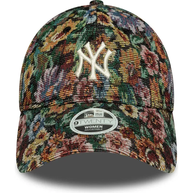 new-era-new-york-yankees-mlb-9twenty-floral-justerbar-flerfargad-bojd-keps-for-dam