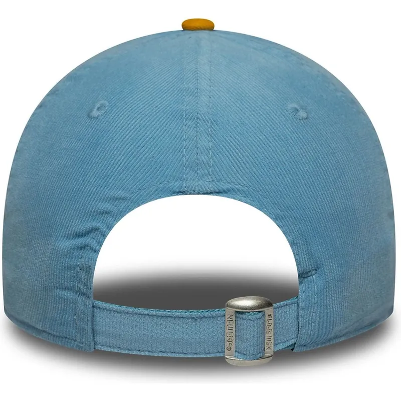 gebogene-blaue-und-braune-verstellbare-kappe-fur-kinder-9forty-cord-von-new-york-yankees-mlb-von-new-era