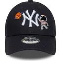 cepice-zaoblena-namornicka-modra-nastavitelny-pro-deti-9forty-space-icon-new-york-yankees-mlb-new-era