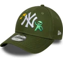 cepice-zaoblena-zelena-nastavitelny-pro-deti-9forty-space-icon-new-york-yankees-mlb-new-era