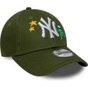 cepice-zaoblena-zelena-nastavitelny-pro-deti-9forty-space-icon-new-york-yankees-mlb-new-era