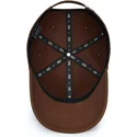 verstellbare-braune-baseballkappe-mit-braunem-logo-gebogener-schirm-baseball-peach-obl061-von-oblack