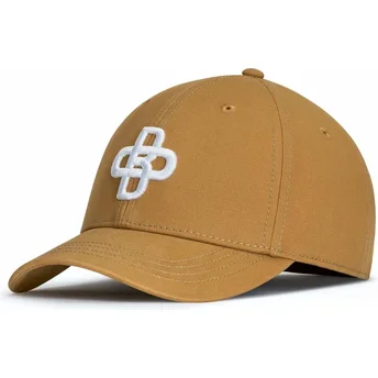 Čepice zaoblená hnědá nastavitelný pásek Baseball Peach OBL058 Oblack