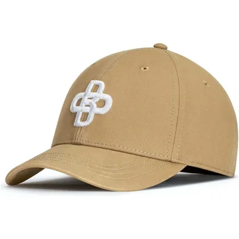 Cap zaoblená beige adjustable strap Oblack
