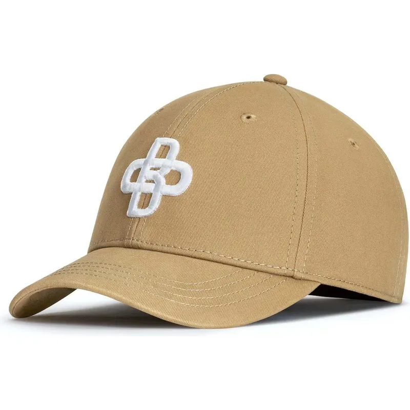 cap-zaoblena-beige-adjustable-strap-oblack