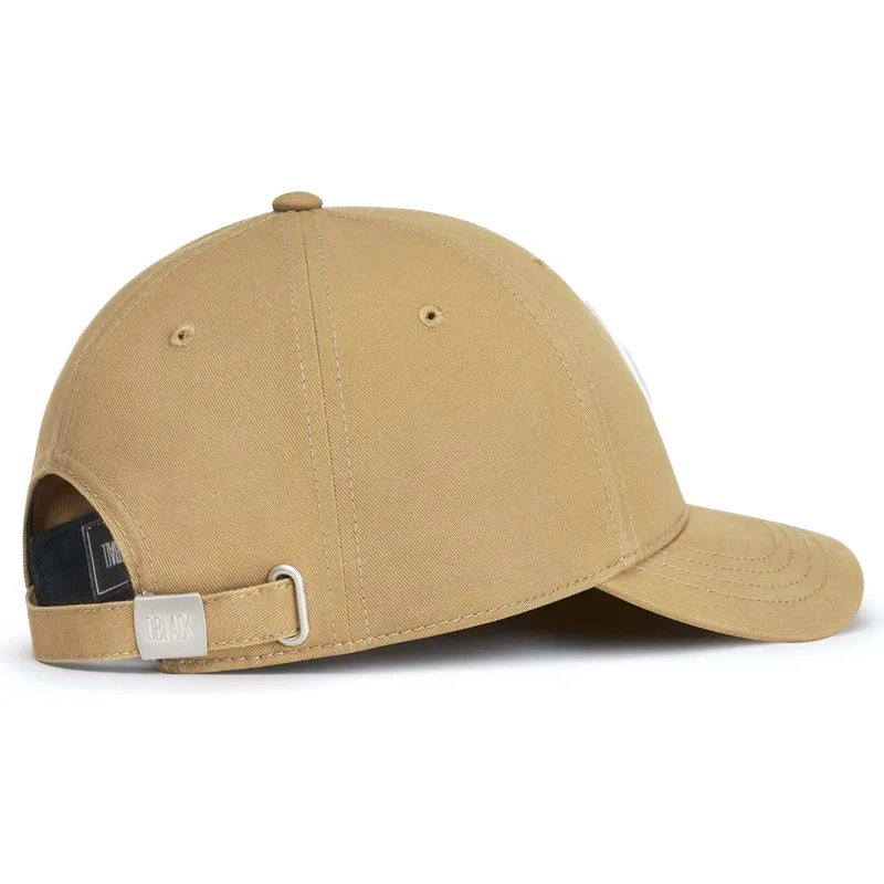 cap-zaoblena-beige-adjustable-strap-oblack