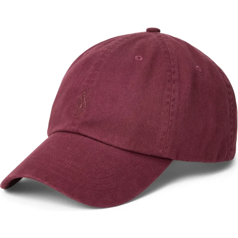 cepice-zaoblena-cervena-nastavitelny-cotton-chino-classic-sport-polo-ralph-lauren