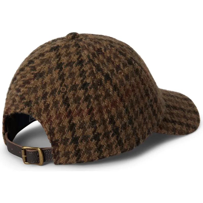 cepice-zaoblena-hneda-nastavitelny-checked-wool-tweed-polo-ralph-lauren