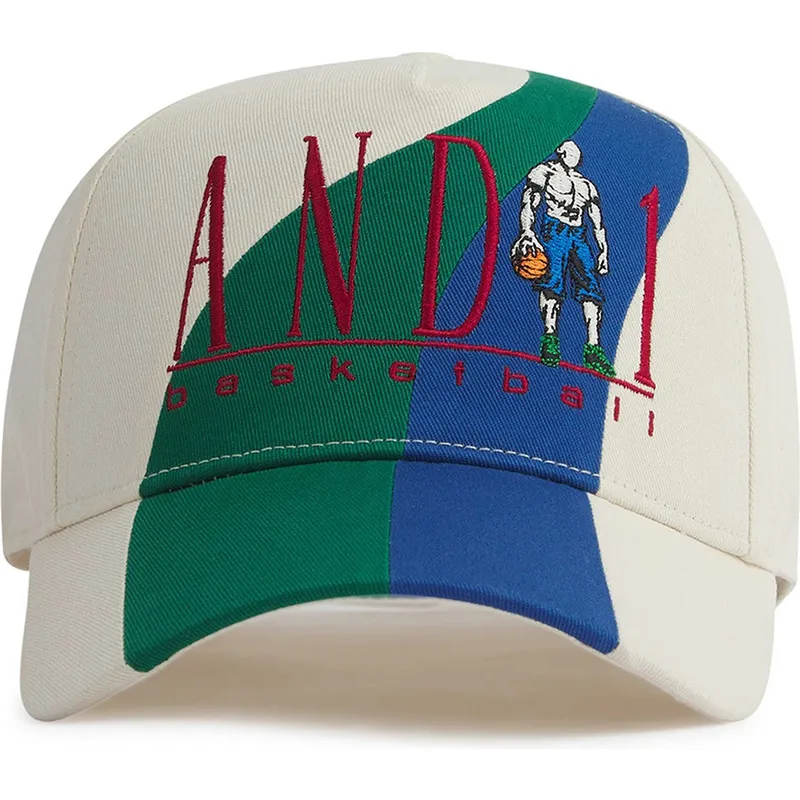 cepice-zaoblena-bezova-snapback-retro-colour-block-and1