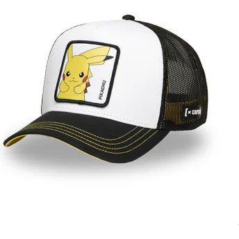 Cap zaoblená black snapback Pikachu Pokémon Capslab