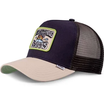 Keps trucker marinblå och beige Do Nothing Club HFT DNC Sun från Djinns