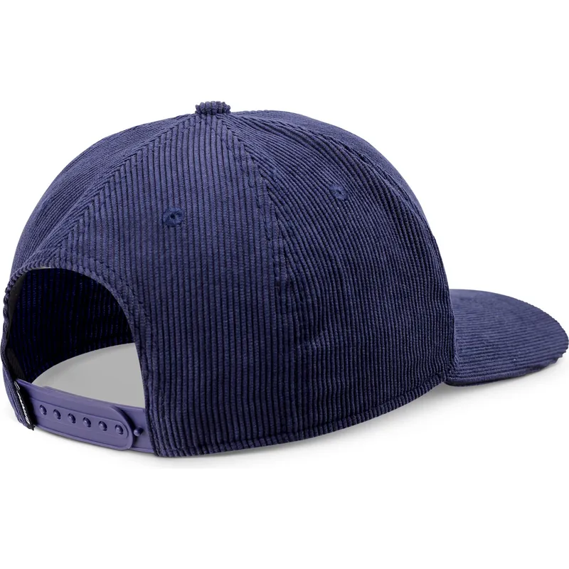 marineblaue-gebogene-snapback-kappe-truefit-cord-mountains-von-djinns