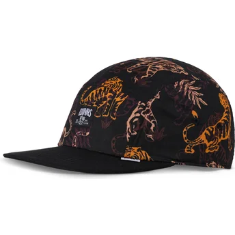 Čepice rovná černá nastavitelný Aloha Tiger Djinns