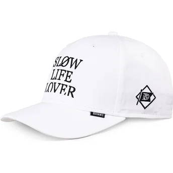 Čepice zaoblená bílá nastavitelný pásek TrueFit Slow Life Lover Djinns