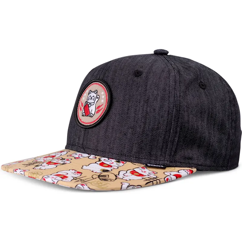 snapback-lucky-cat-linen-rev-djinns
