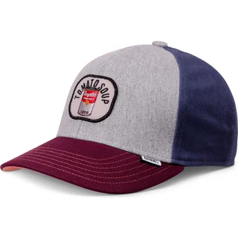 Čepice zaoblená vícebarevná snapback pro děti Food Tomato Soup Djinns