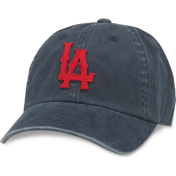 Marinblå böjd keps justerbar Los Angeles Angels Archive från American Needle