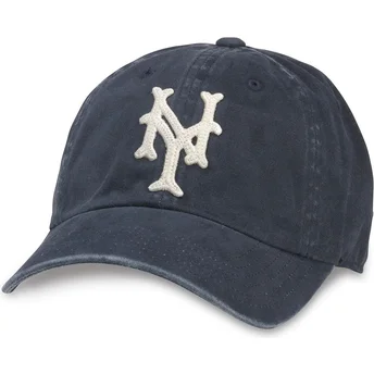 Gorra curva azul marino ajustable New York Cubans Archive...