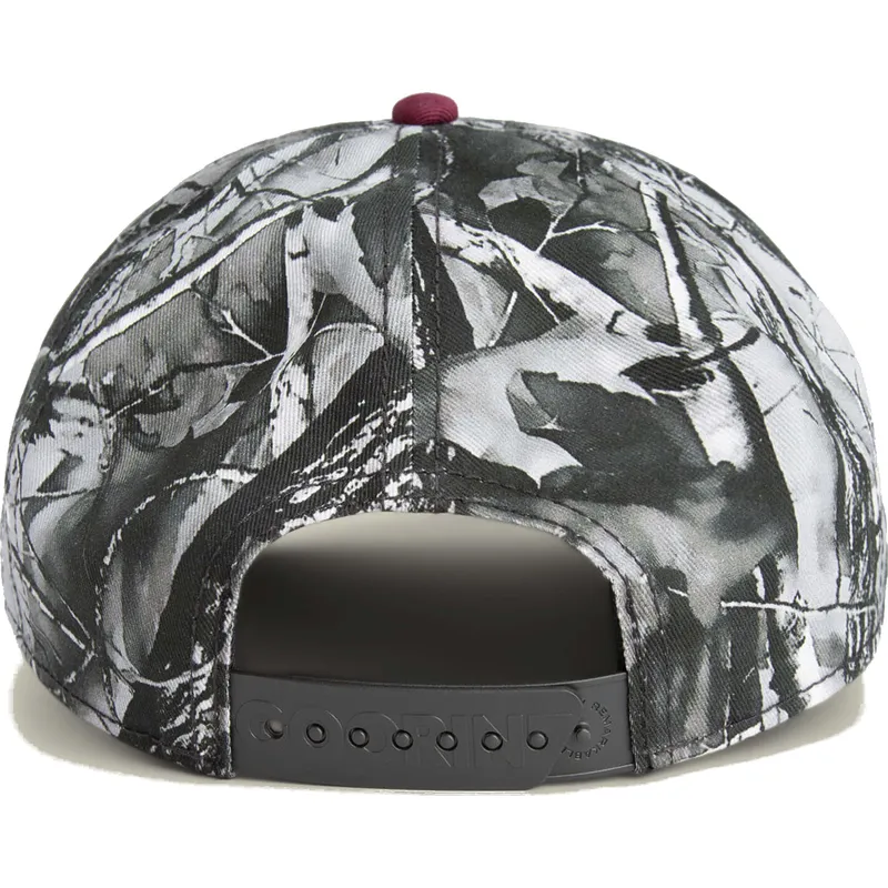 cepice-zaoblena-cervena-snapback-tuff-camo-desaturated-camo-the-farm-goorin-bros