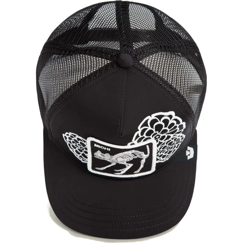 cap-zaoblena-black-snapback-gato-dia-de-michi-dia-los-muertos-the-farm-the-farm-de-goorin-bros