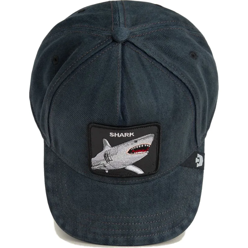 cepice-zaoblena-cerna-snapback-denim-smurf-the-showdown-the-farm-goorin-bros