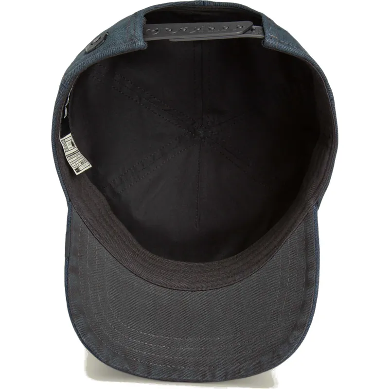 cepice-zaoblena-cerna-snapback-denim-smurf-the-showdown-the-farm-goorin-bros