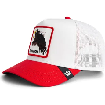 Čepice zaoblená bílá snapback Freedom Elgae Flip Side 2 The Farm Goorin Bros.