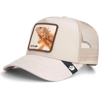 Trucker Cap beige Eidechse The Outlaw Lizard Sport The...
