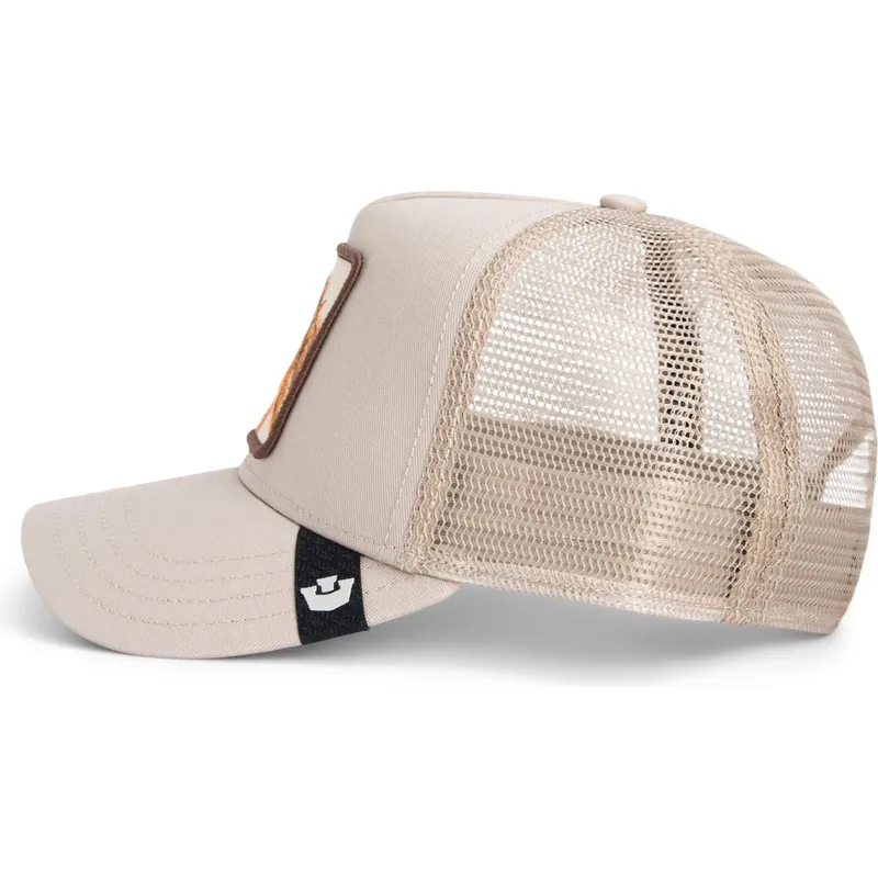 gorra-trucker-beige-lagarto-the-outlaw-lizard-sport-the-farm-de-goorin-bros