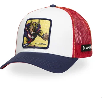 Čepice zaoblená vícebarevná snapback MHA All Might My Hero Academia Capslab