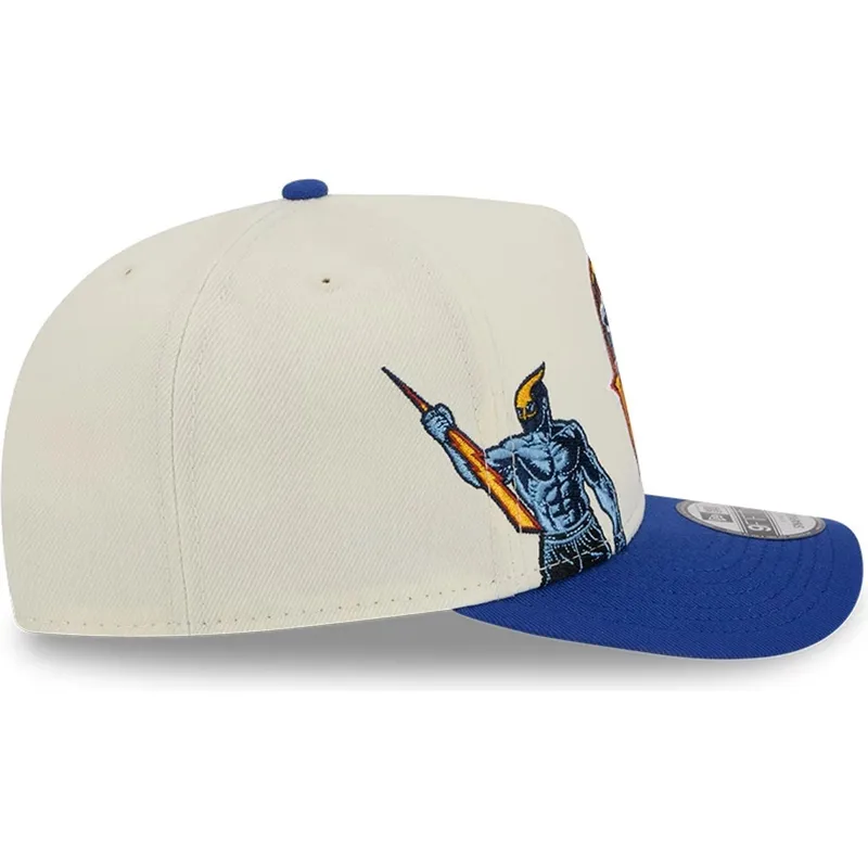 beige-och-bla-bojd-keps-snapback-9fifty-a-frame-precurved-hardwood-classics-golden-state-warriors-nba-fran-new-era