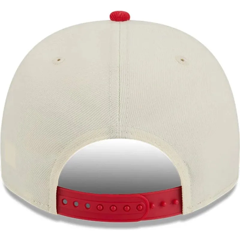 cepice-zaoblena-cervena-snapback-9fifty-a-frame-precurved-hardwood-classics-houston-rockets-nba-new-era